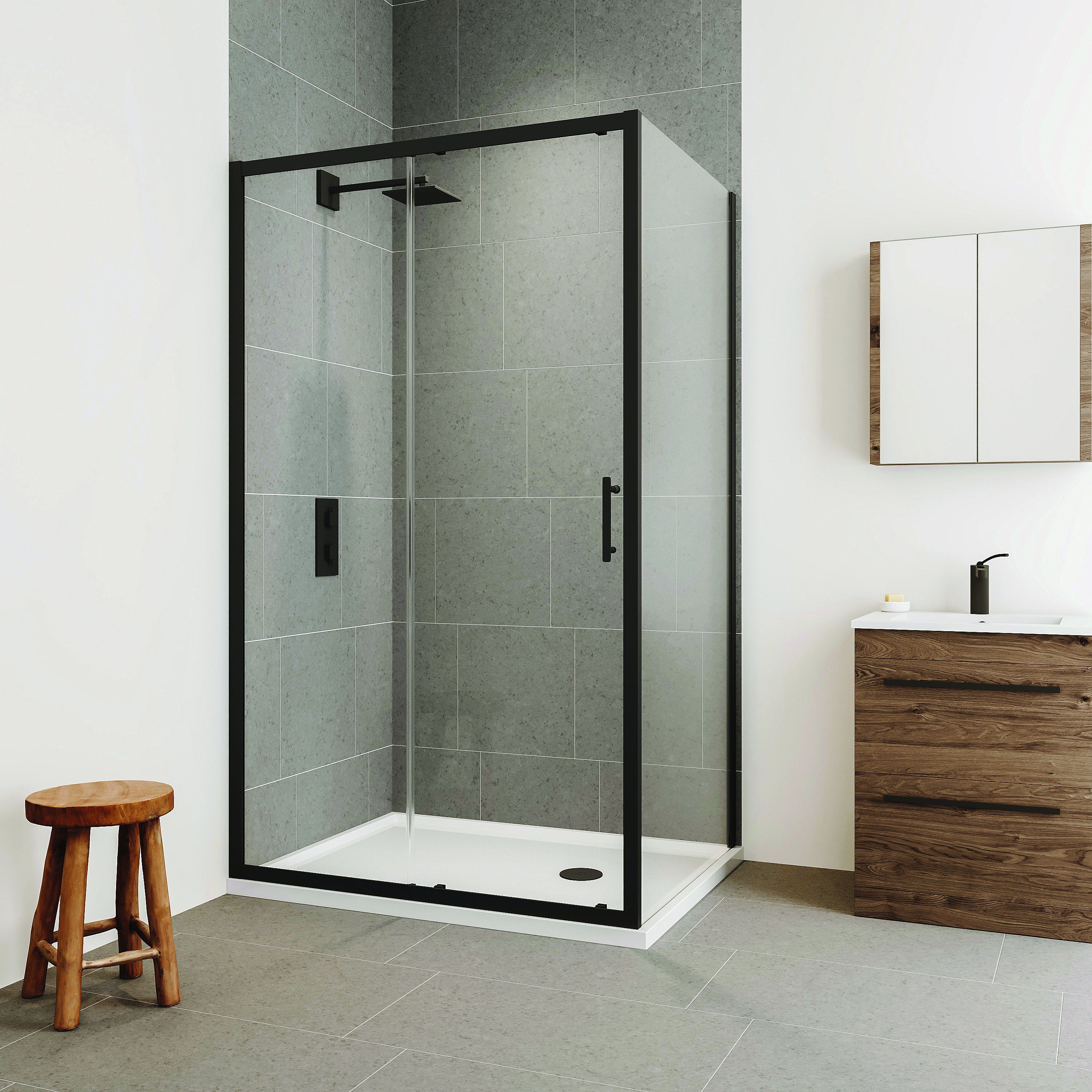 Sliding Door with Side Panel