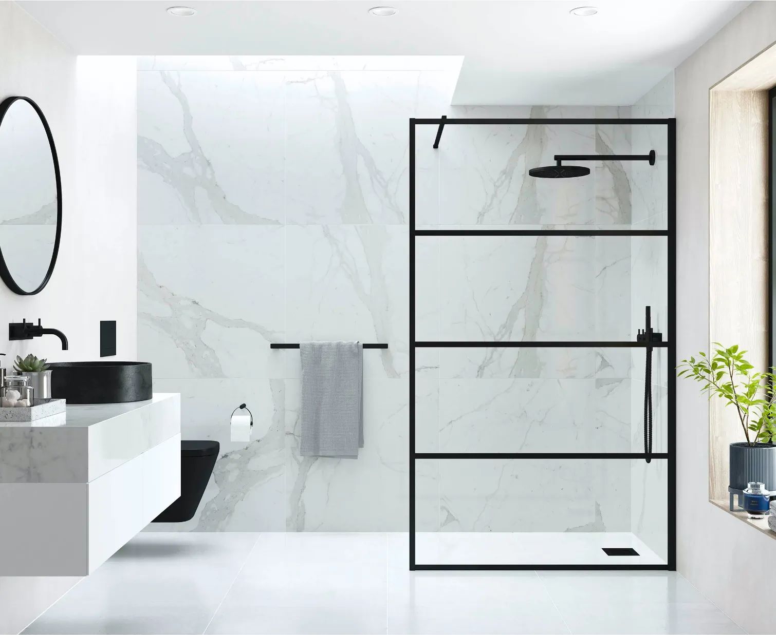 Recessed – Fitting into an alcove or great for replacing a bath, this style typically features a single glass panel which can be fitted to allow for left or right entry, whatever best suits your ideal wetroom.