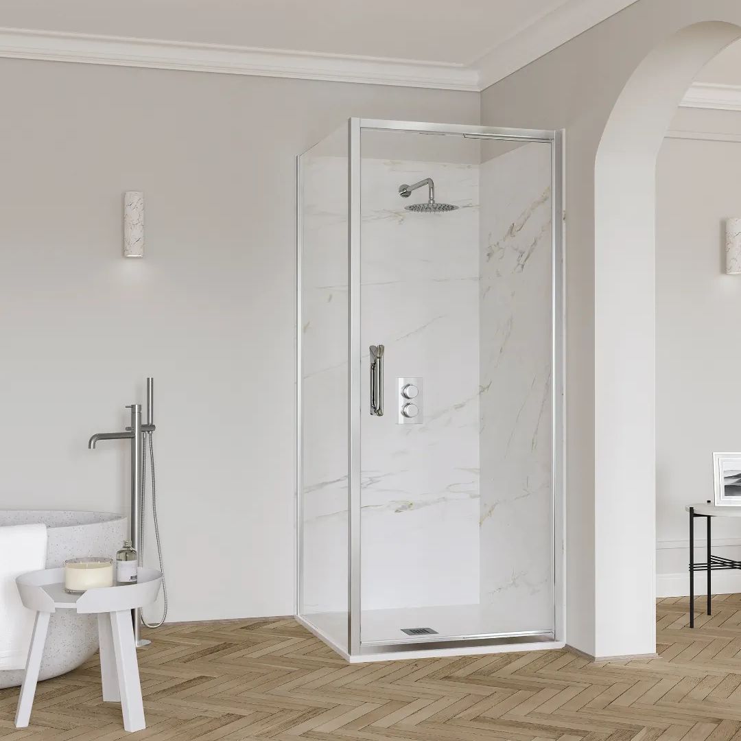 Infold Door with Side Panel