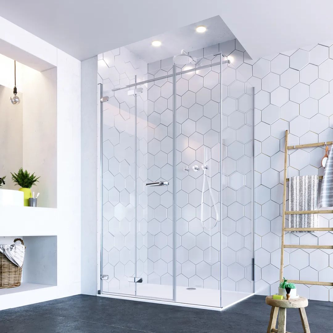 Bifold Door with Ultra Frameless Corner Side Panel