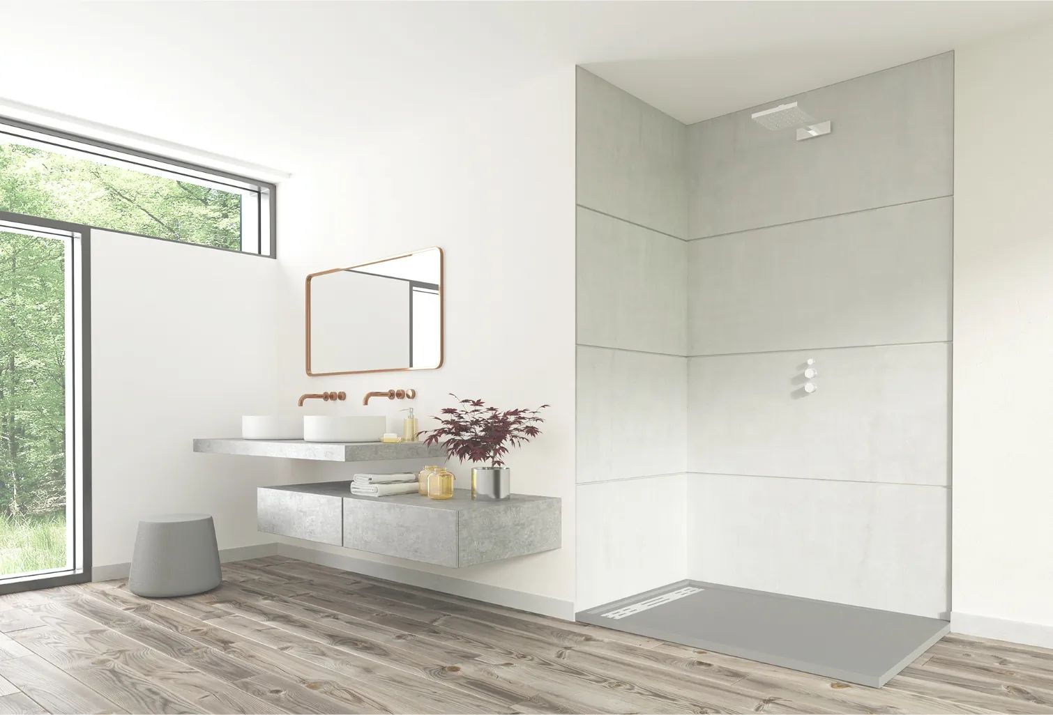Rectangle – Best for showers installed in a corner space of a bathroom that can accommodate more standing space in the shower area (also referred to as long corner). Rectangle trays are also most commonly used in wetrooms due to the space they accommodate for.