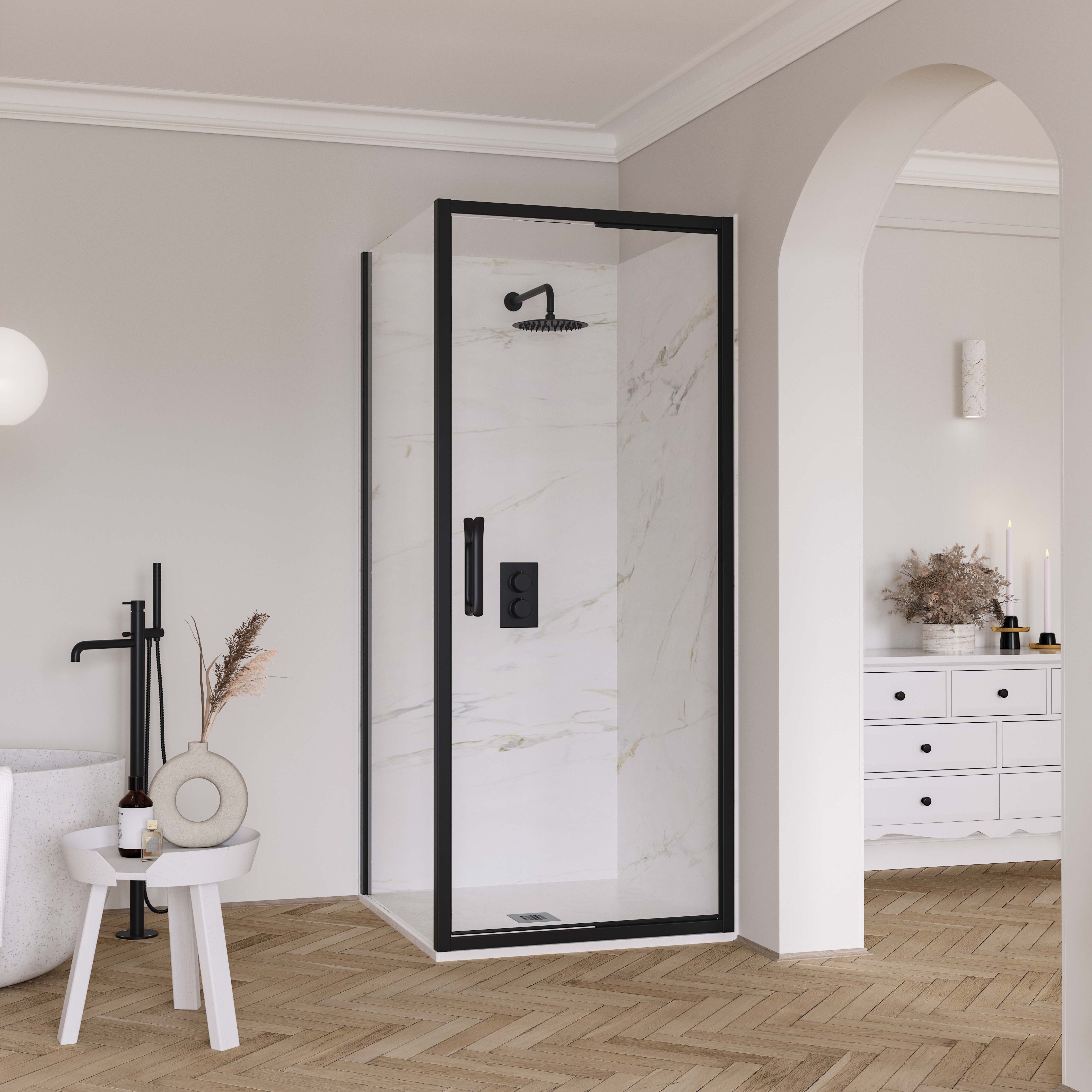 Infold Door with Side Panel