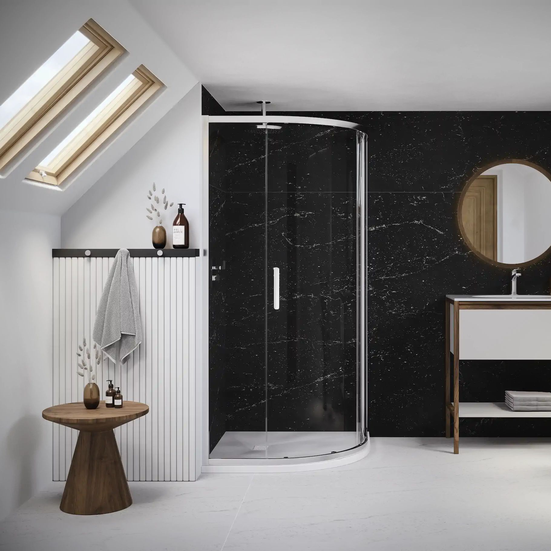 One Door Sliding Quadrant