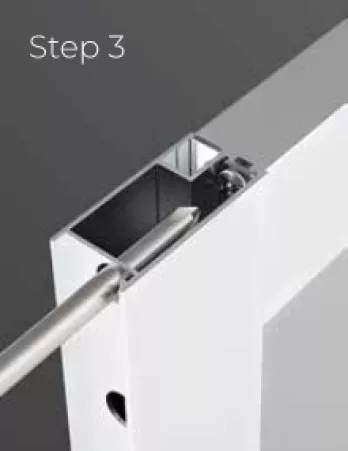 Step 3 of the express fit instructions