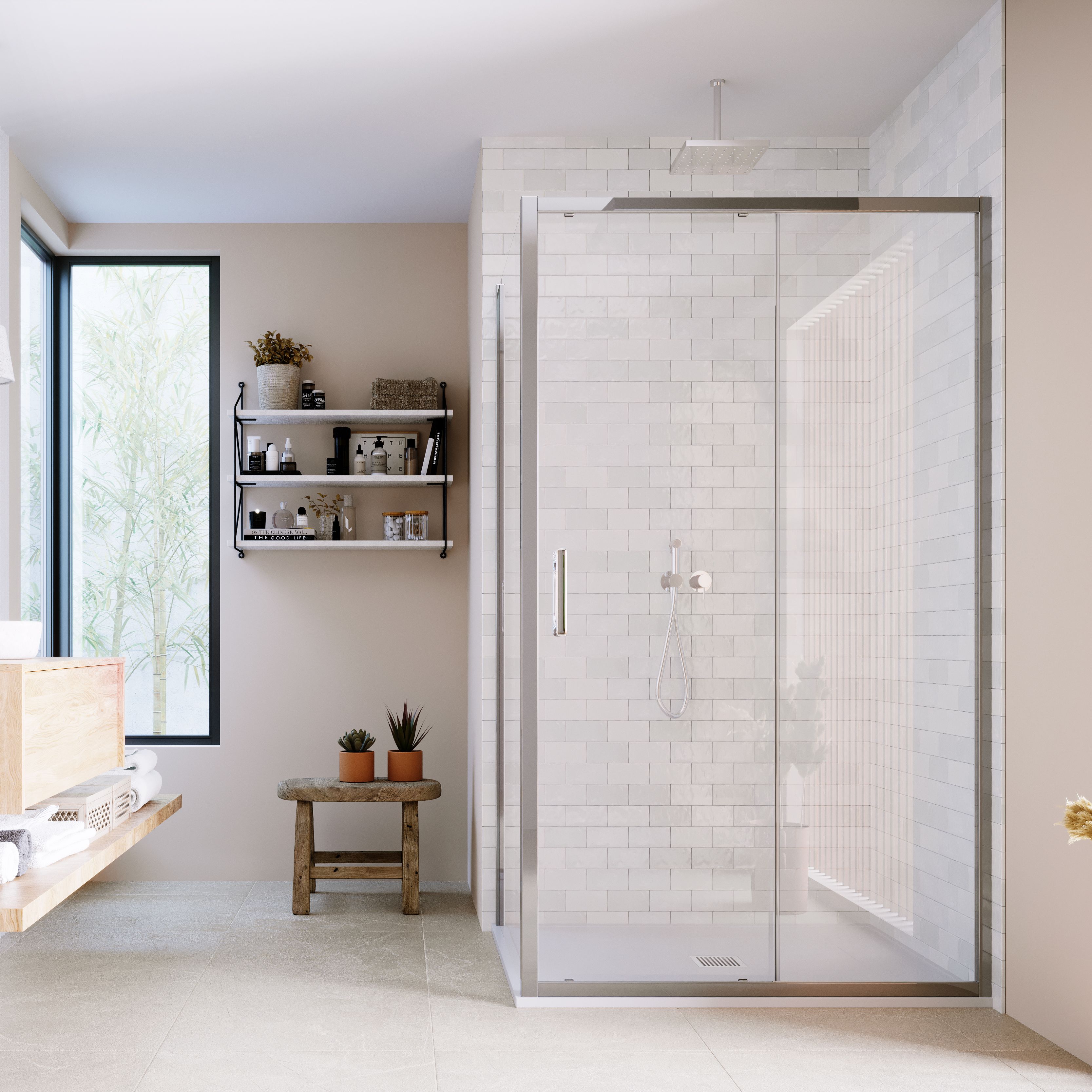 Slider Door with Side Panel