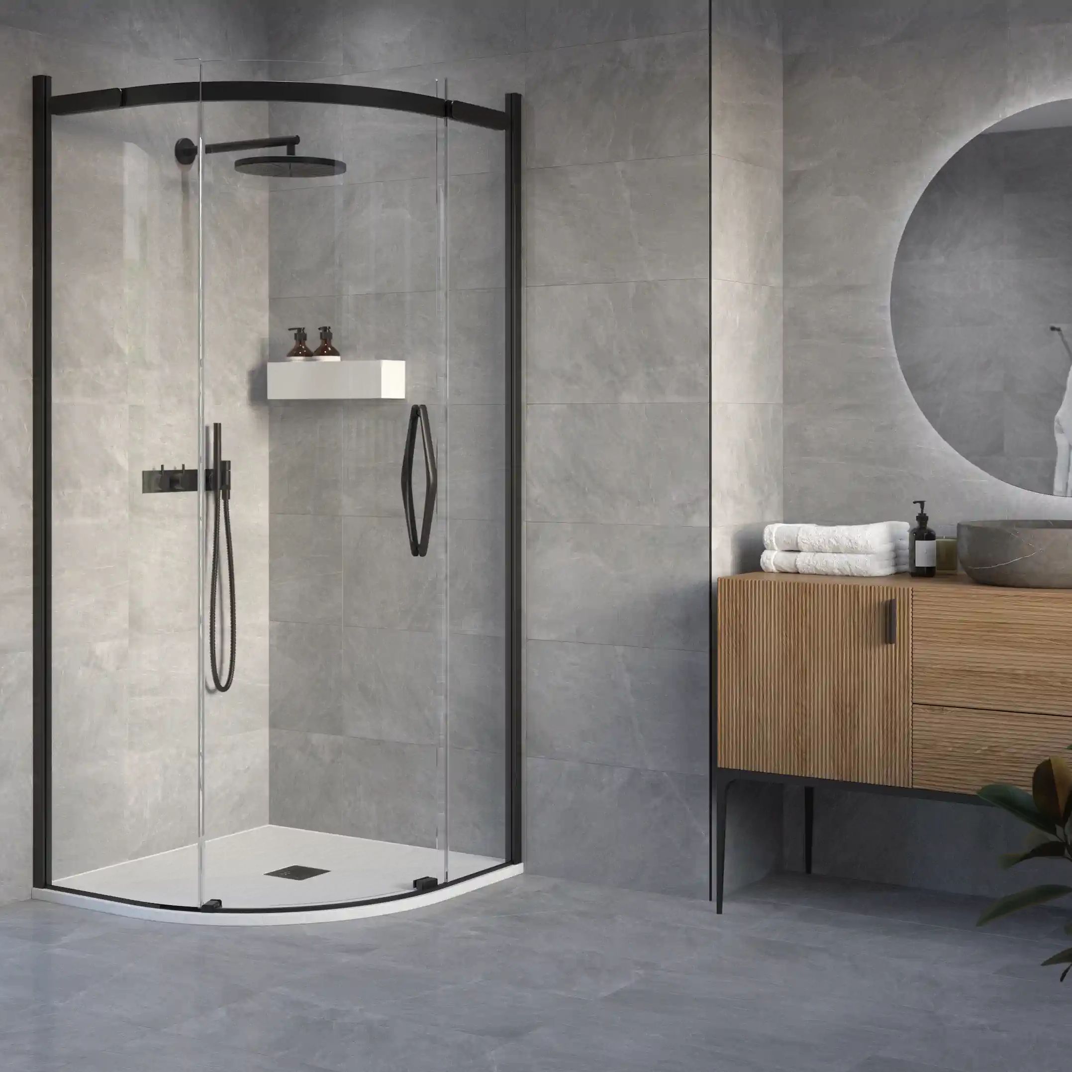 Sliding Quadrant Door