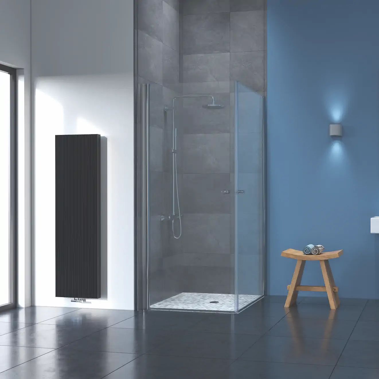 Corner Pivot Door