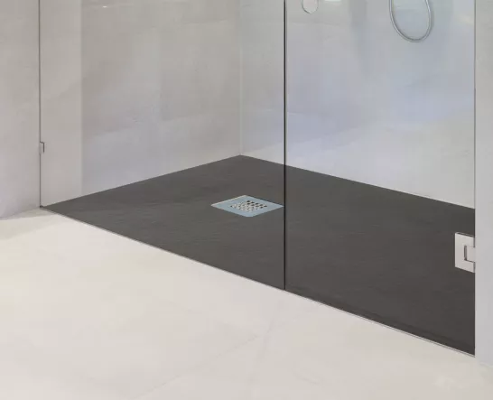 Gemstone Graphite Black Square Wetroom Design